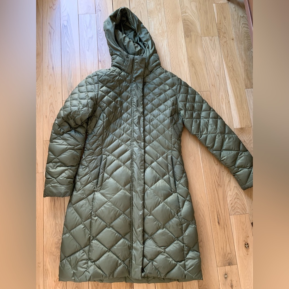 The North Face Olive Quilted Jacket